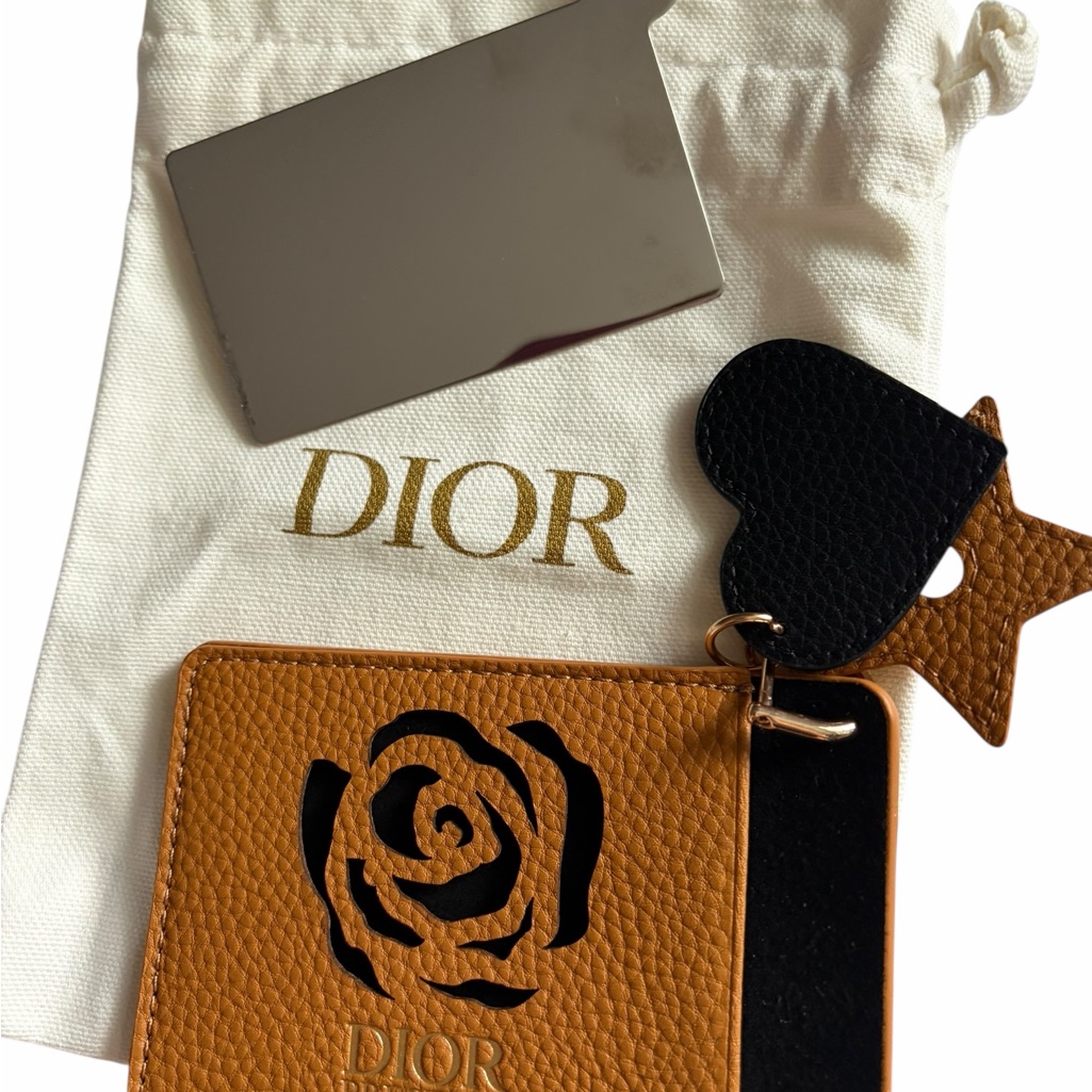 Dior Prestige Gwp Leather Card Holder W Mirror  Dust Bag